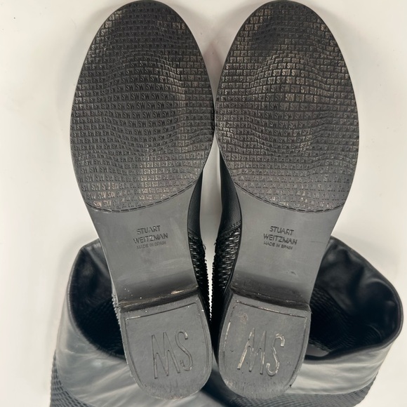 Stuart Weitzman Allgood Nappa Leather Knee High Boots Size 7.5 - Picture 4 of 7